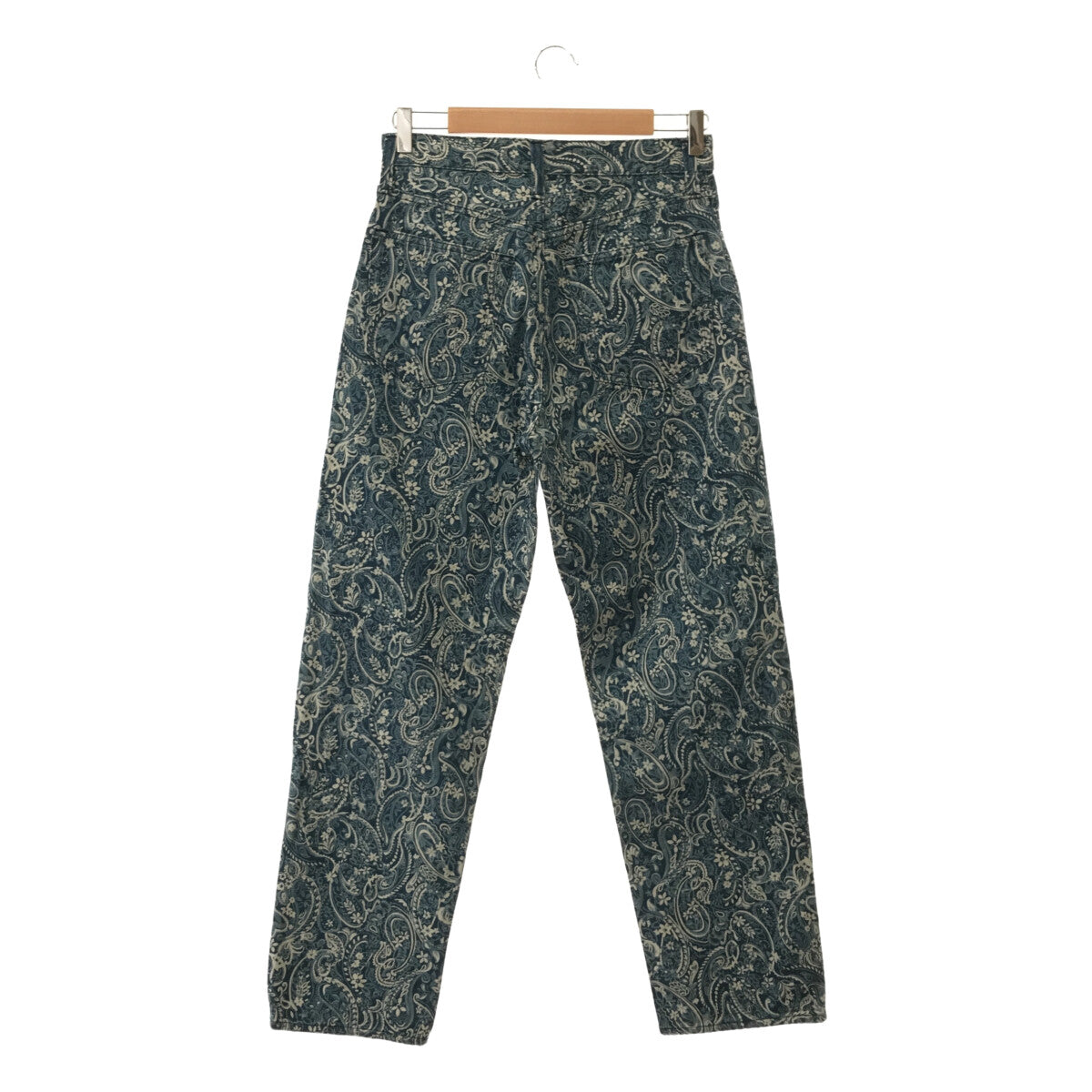 【美品】  JOHNBULL / ジョンブル | THE KYOTO BASSEN ペイズリー柄 パンツ | S | ブルー | レディース