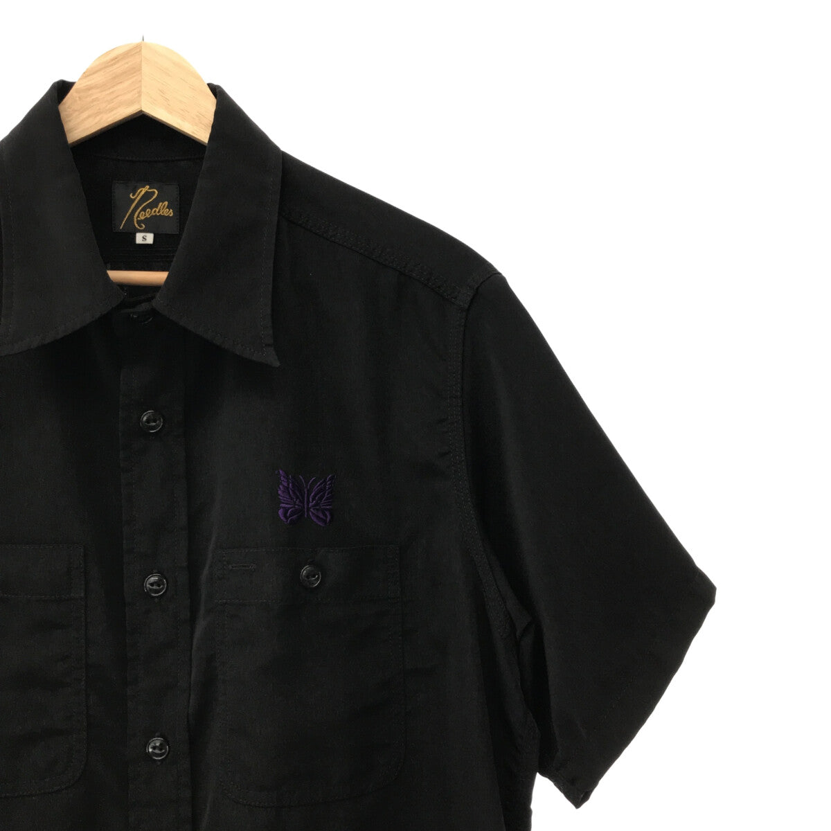 Needles / ニードルス | S/S Work Shirt-Poly Cloth / パピヨン ワーク