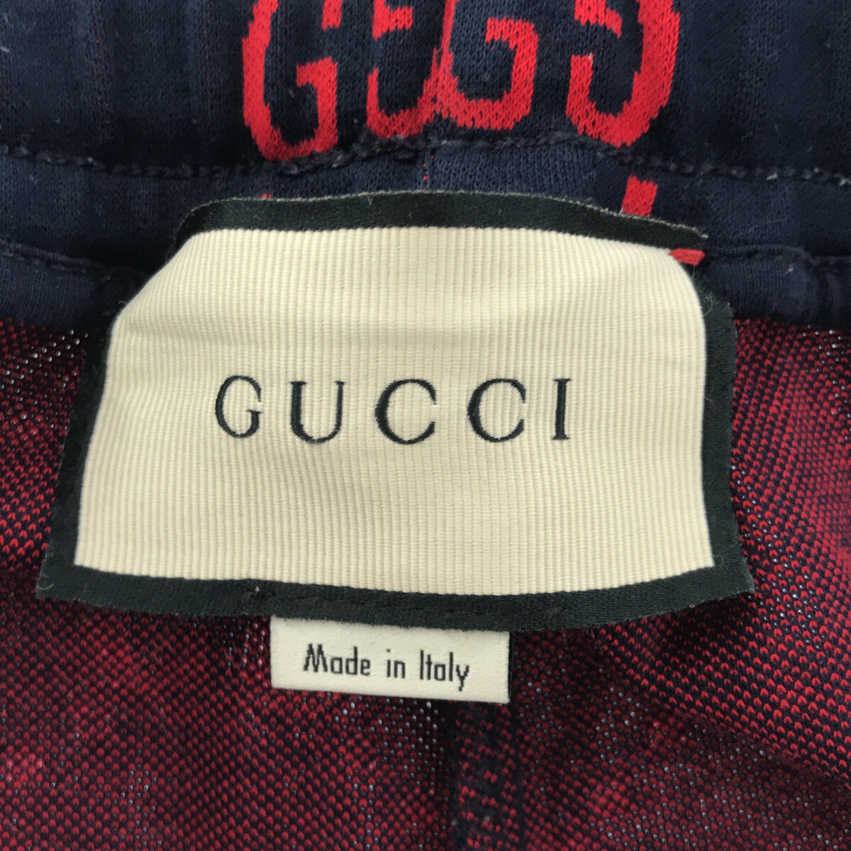 GUCCI / グッチ | GGジャガード ジョガーパンツ | XL | ネイビー