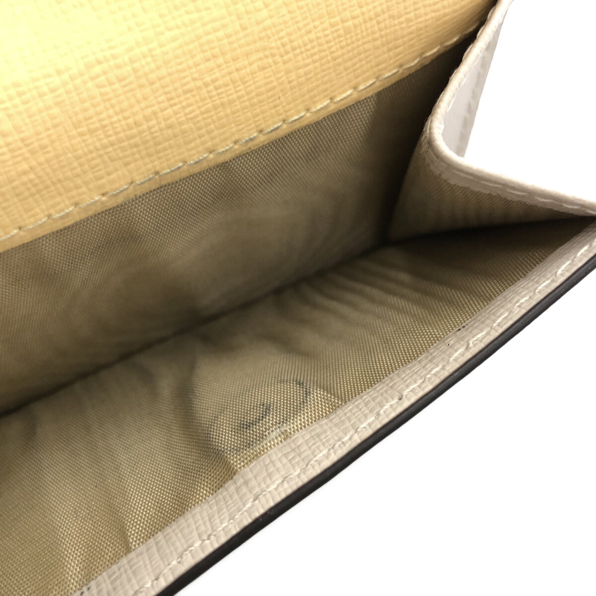 【미품】 FURLA / 후루라 | 바빌론 미니 지갑 | 그레이지/크림 옐로우 | 여성