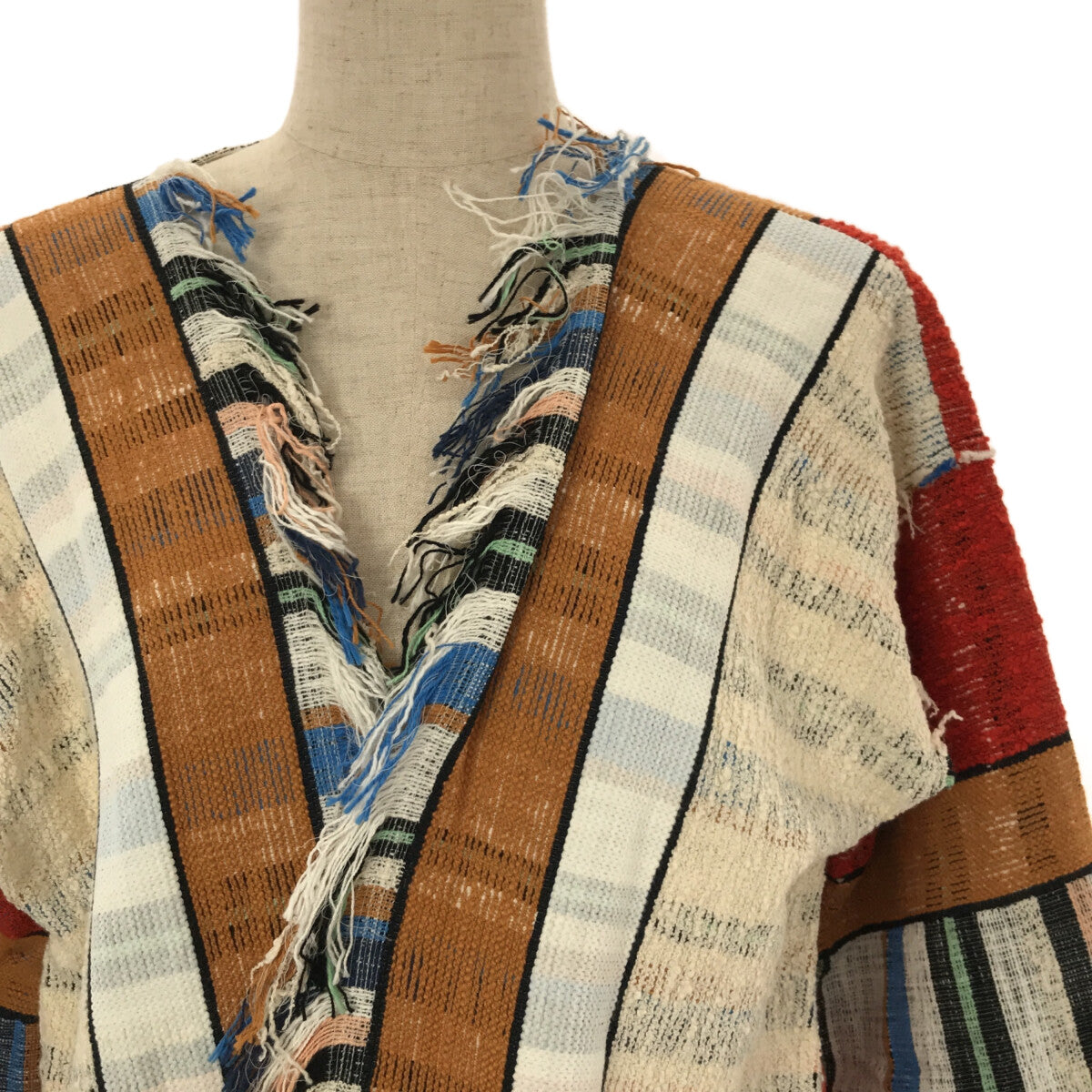 【미품】 forte_forte / 포르테 포르테 | Ron Herman 취급 프린지 재킷 | 멀티 컬러 | 여성