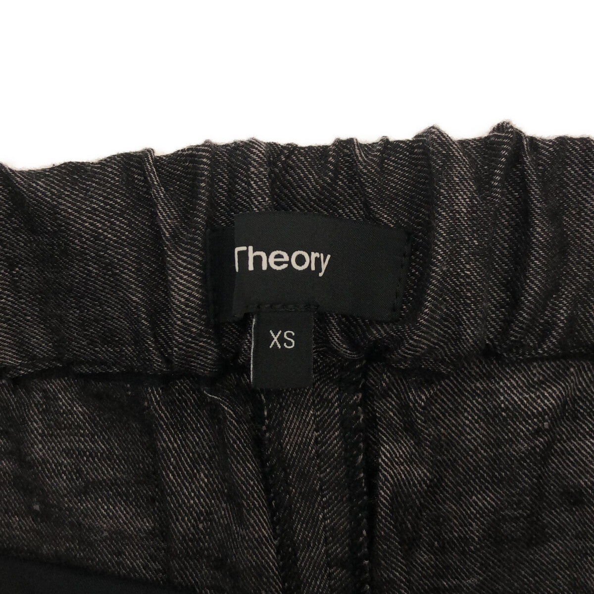 理論 |亞麻休閒褲 | XS |灰色 |女性的