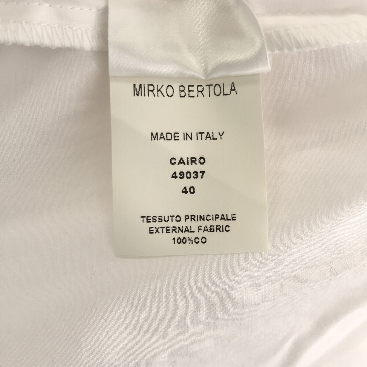 MIRKO BERTOLA / ミルコベルトラ | 2021SS | IENA 別注 BIGシャツ | F