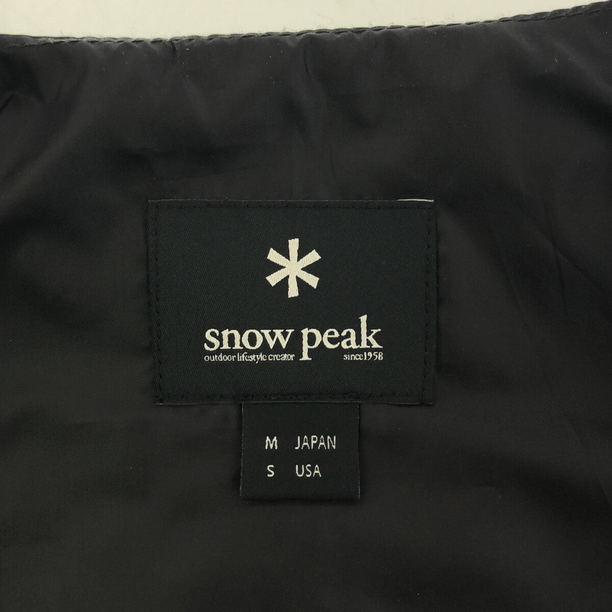 SNOW PEAK / スノーピーク | キルティング ダウンベスト | M | メンズ 