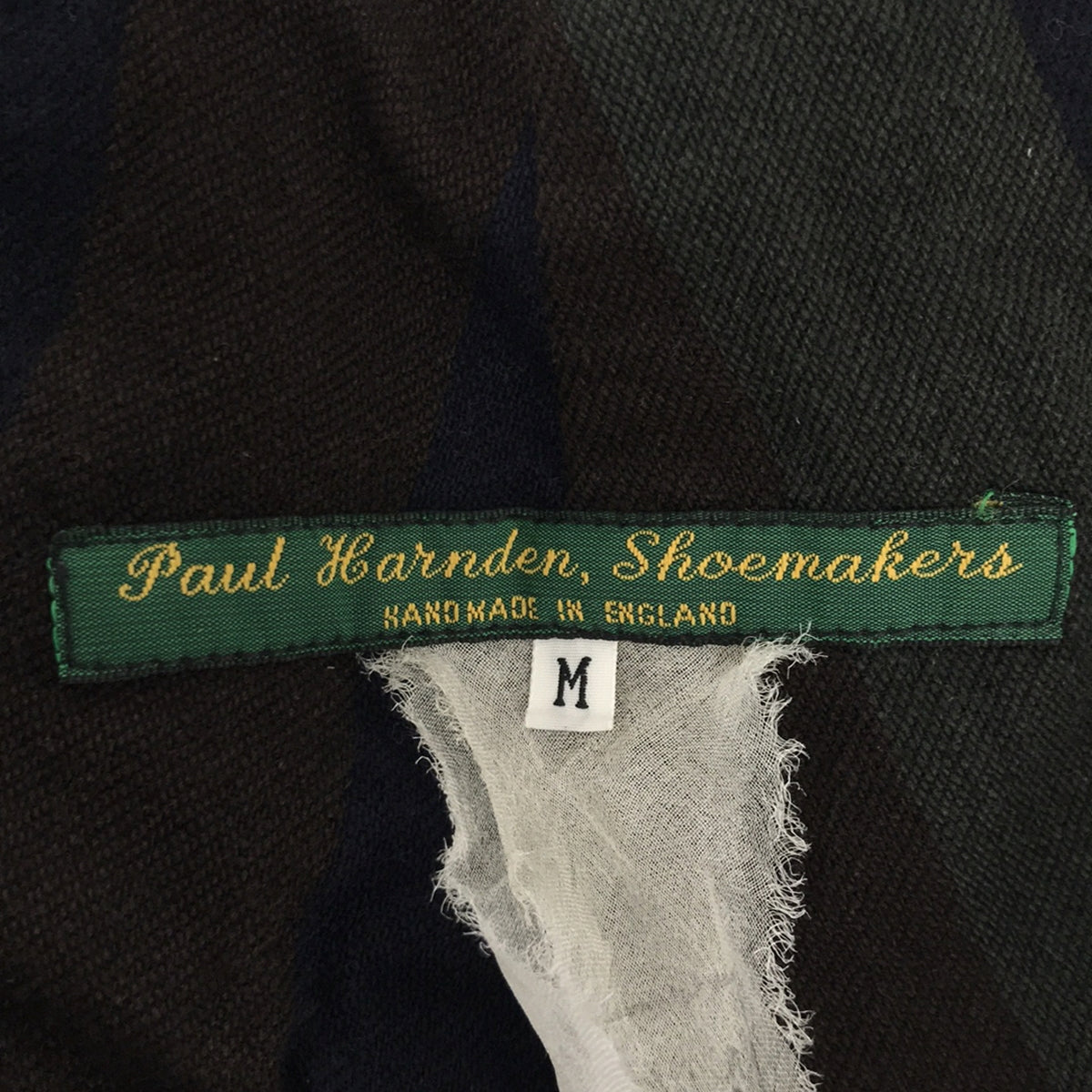 Paul Harnden / ポールハーデン | Mens Belt Jean. / レザーベルト ジーン / ウールリネン ヘリンボーン パンツ / 裏地付き | M | メンズ