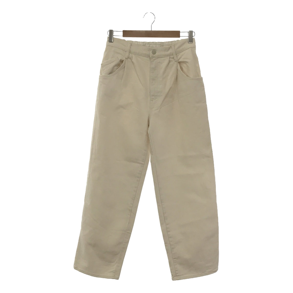 MOTHER / マザー | THE HALF SPRING PLEATED GREASER ANKLE パンツ | 27 | アイボリー | レディース