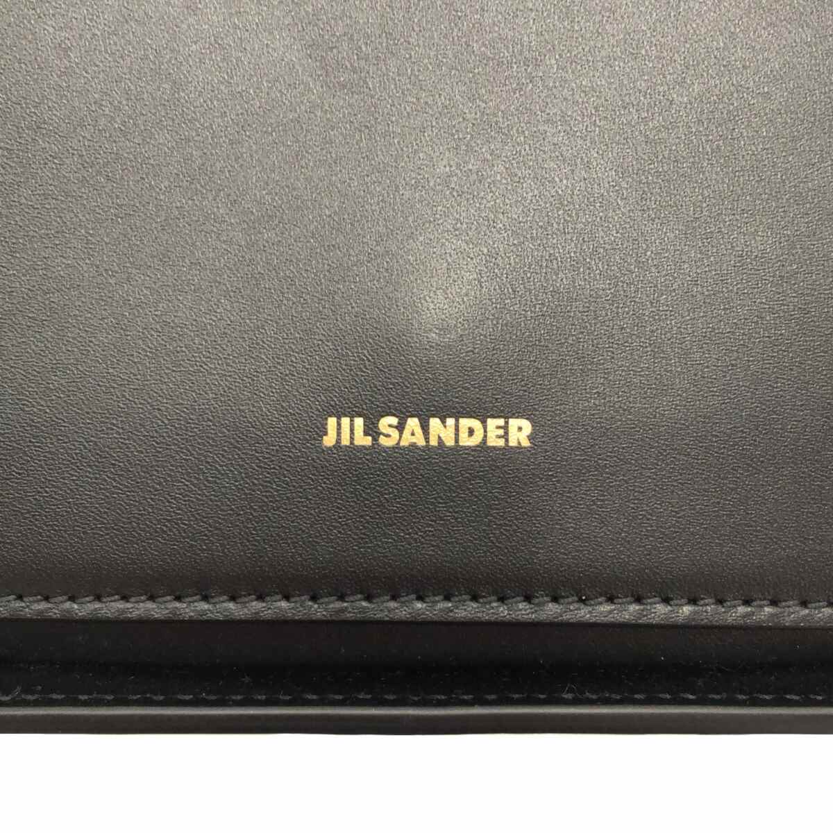 JIL SANDER / ジルサンダー | スモールロゴ レザー ショルダーバッグ