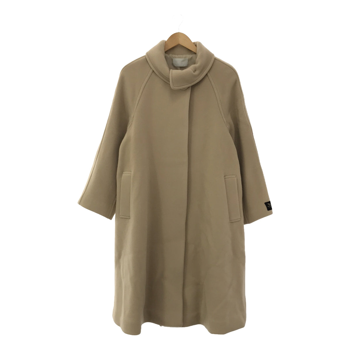 CELFORD / 셀포드 | 울 A 라인 스탠드 컬러 코트 / 총 안감 | 36 | 베이지 | 여성