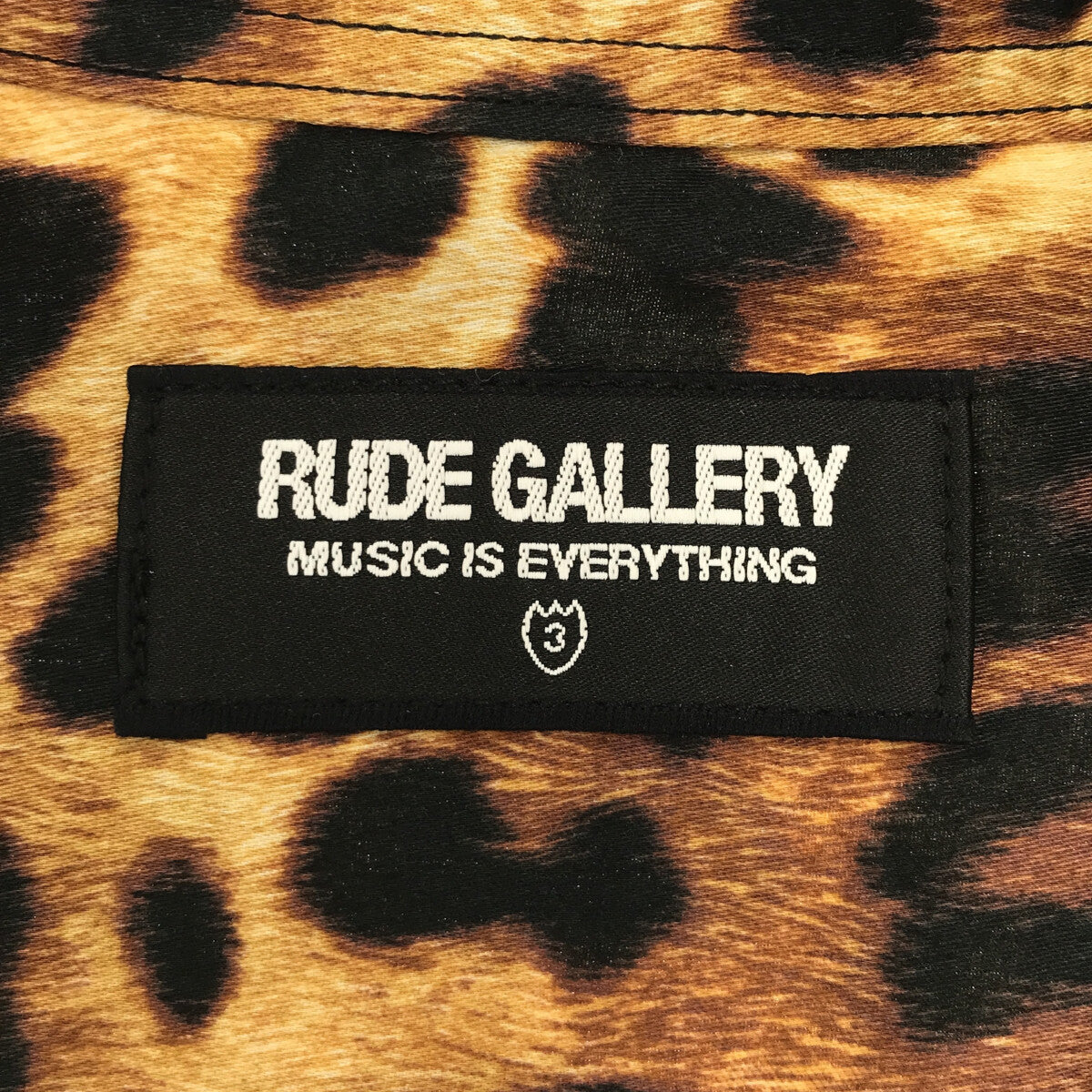 RUDE GALLERY / ルードギャラリー | 2022SS | LEOPARD OPEN COLLAR SHIRT / レオパード  オープンカラーシャツ | 3 |