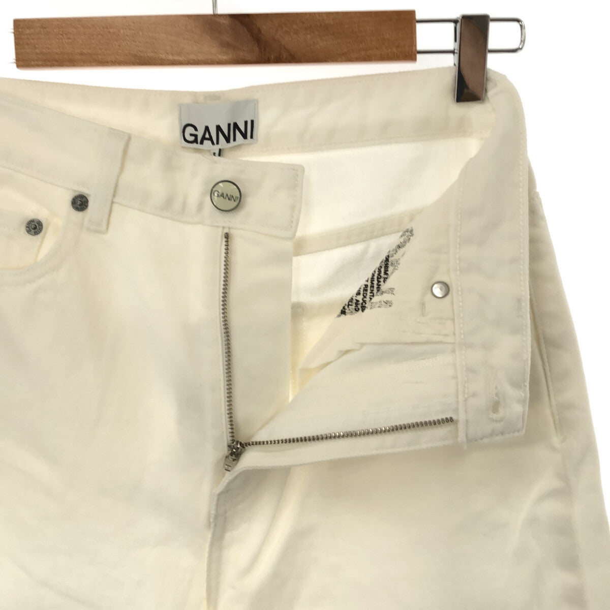新品】 Ganni / ガニー | 2023SS | MAGNY ホワイトデニム パンツ | 27