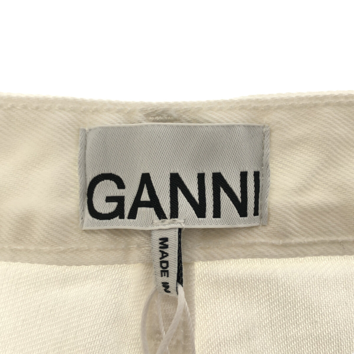 新品】 Ganni / ガニー | 2023SS | MAGNY ホワイトデニム パンツ | 27