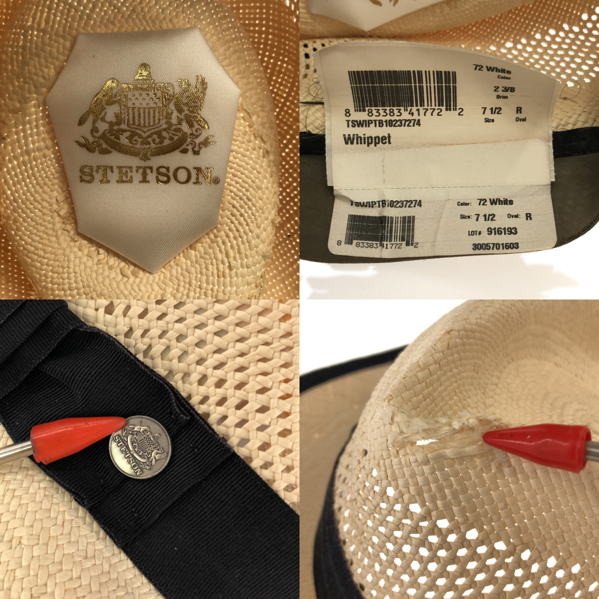 STETSON / ステットソン | Premium Whippet パナマハット | 50/（7 1/2） | ベージュ | メンズ – KLD