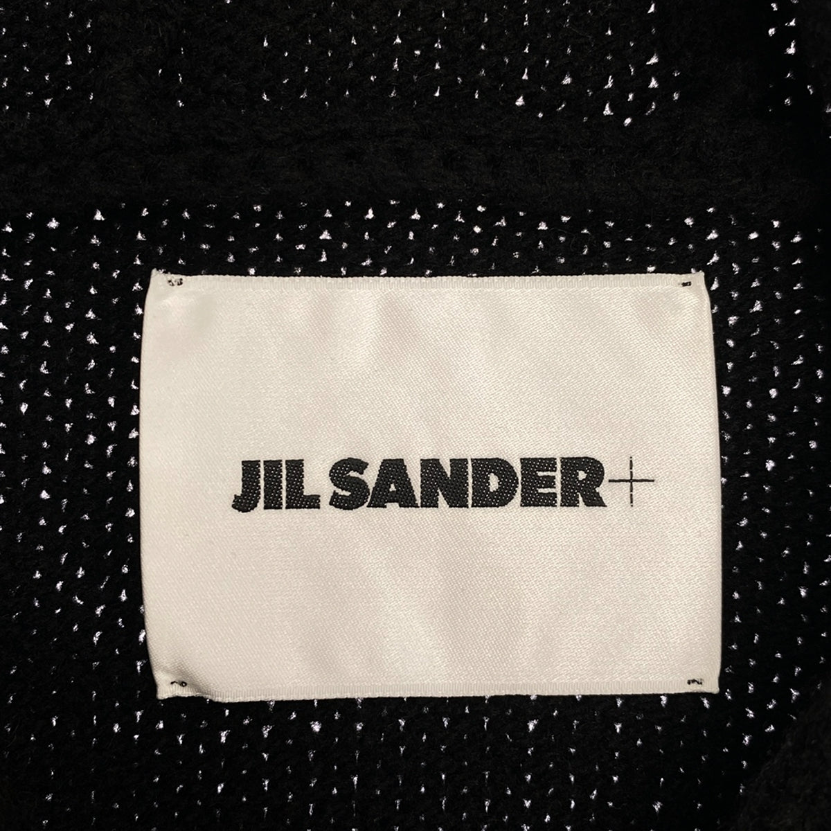 【美品】  JIL SANDER / ジルサンダー | 2023AW | オーバーサイズニットパーカー | 46 | ブラック | メンズ