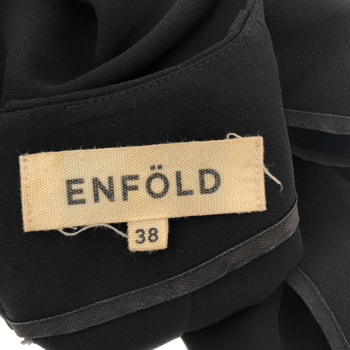 ENFOLD / エンフォルド | ノースリーブ コクーン ワンピース | 38 |