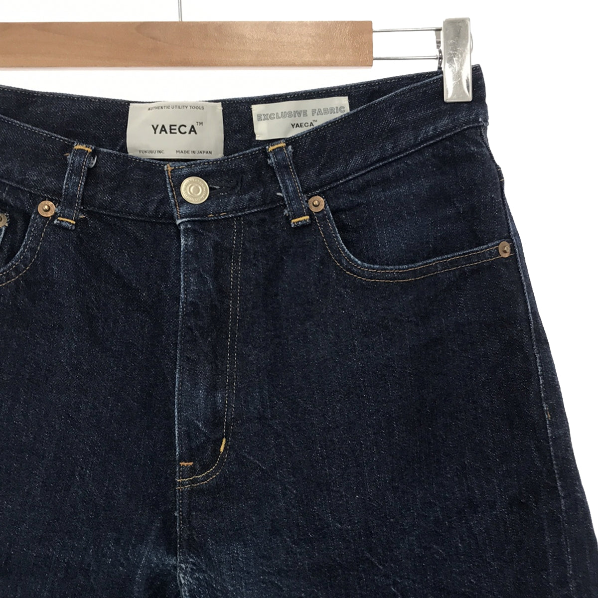 YAECA / ヤエカ | DENIM PANTS WIDE STRAIGHT デニムパンツ | 29 | インディゴ | レディース – KLD