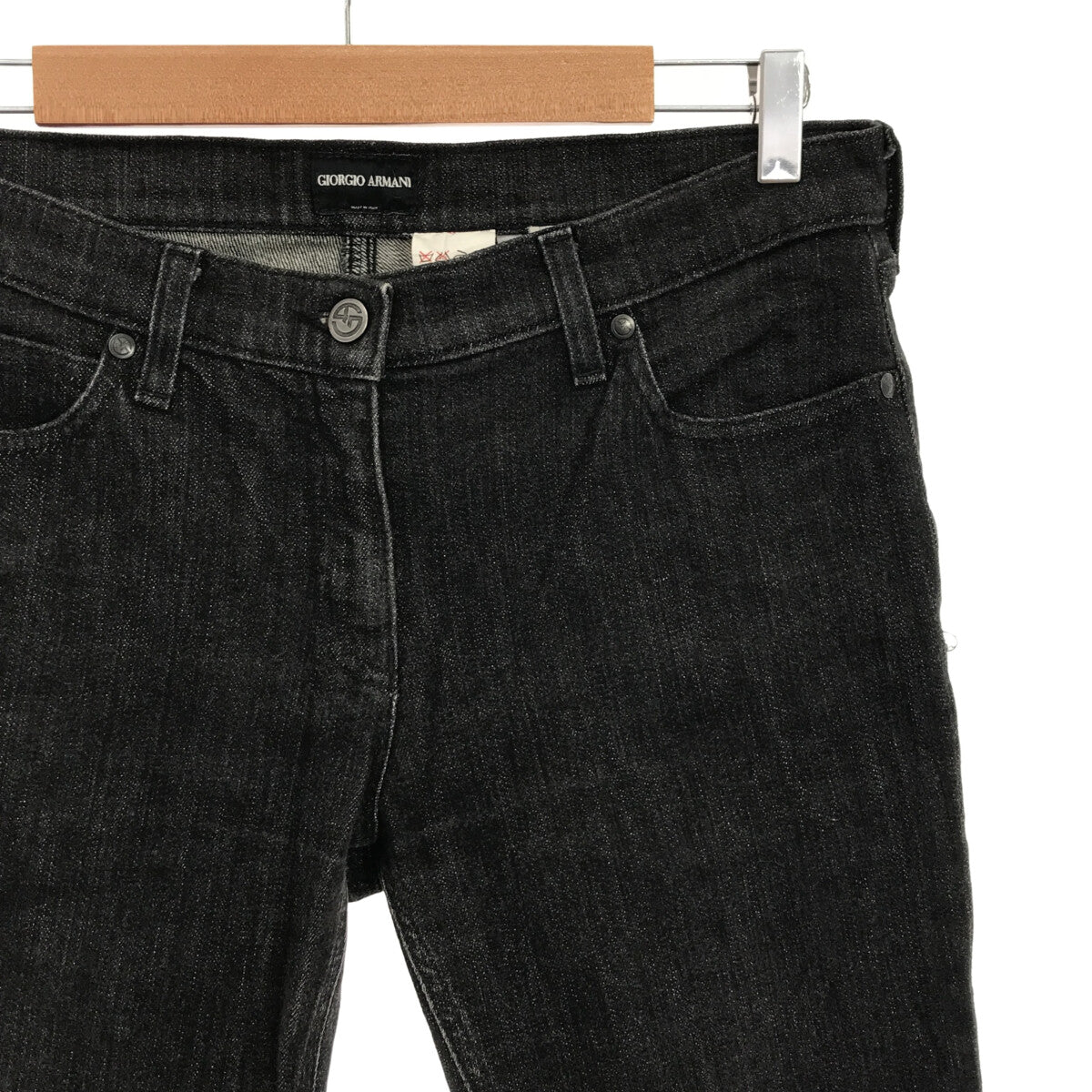 【希少】ARMANI jeans black flare denimアルマーニ