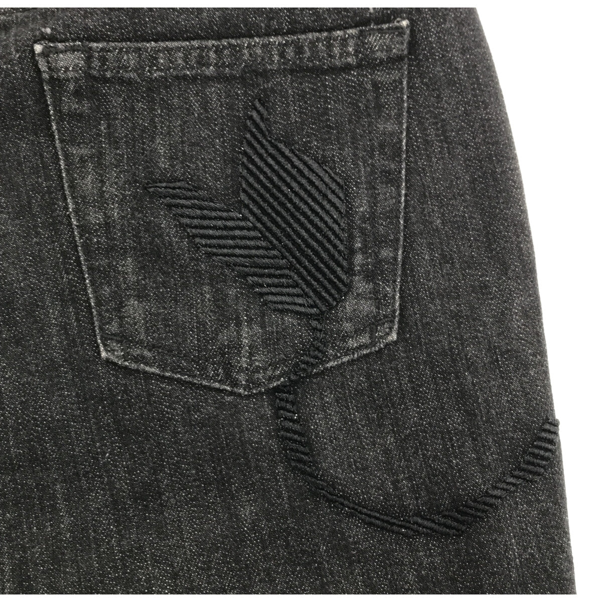 【希少】ARMANI jeans black flare denimアルマーニ
