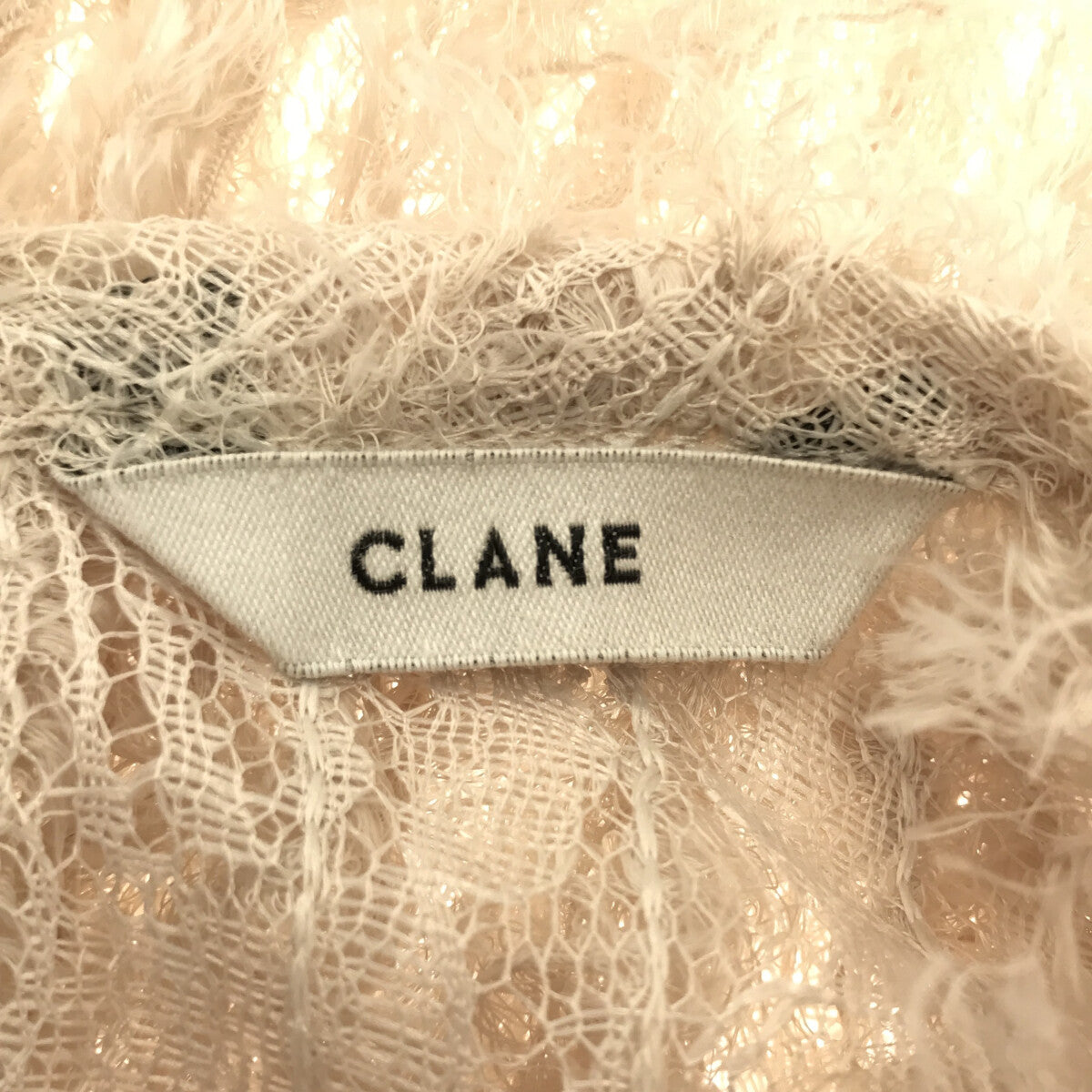 CLANE / クラネ | 2020AW | FRINGE LACE TOPS フリンジレーストップス