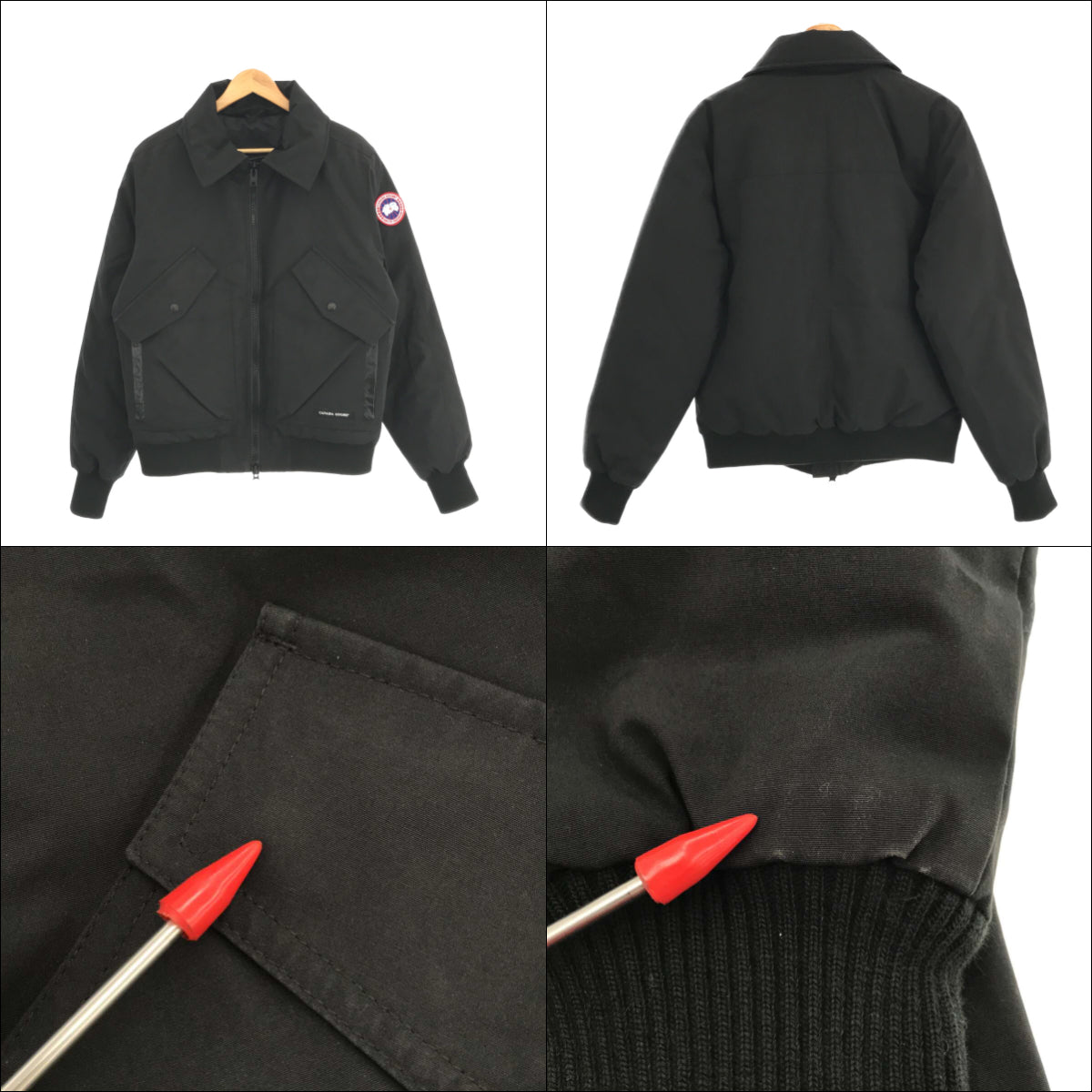 CANADA GOOSE / カナダグース | 7996M Bromley Bomber ブロムリー ボンバー 襟 ボア ダウン ジャケット | M |