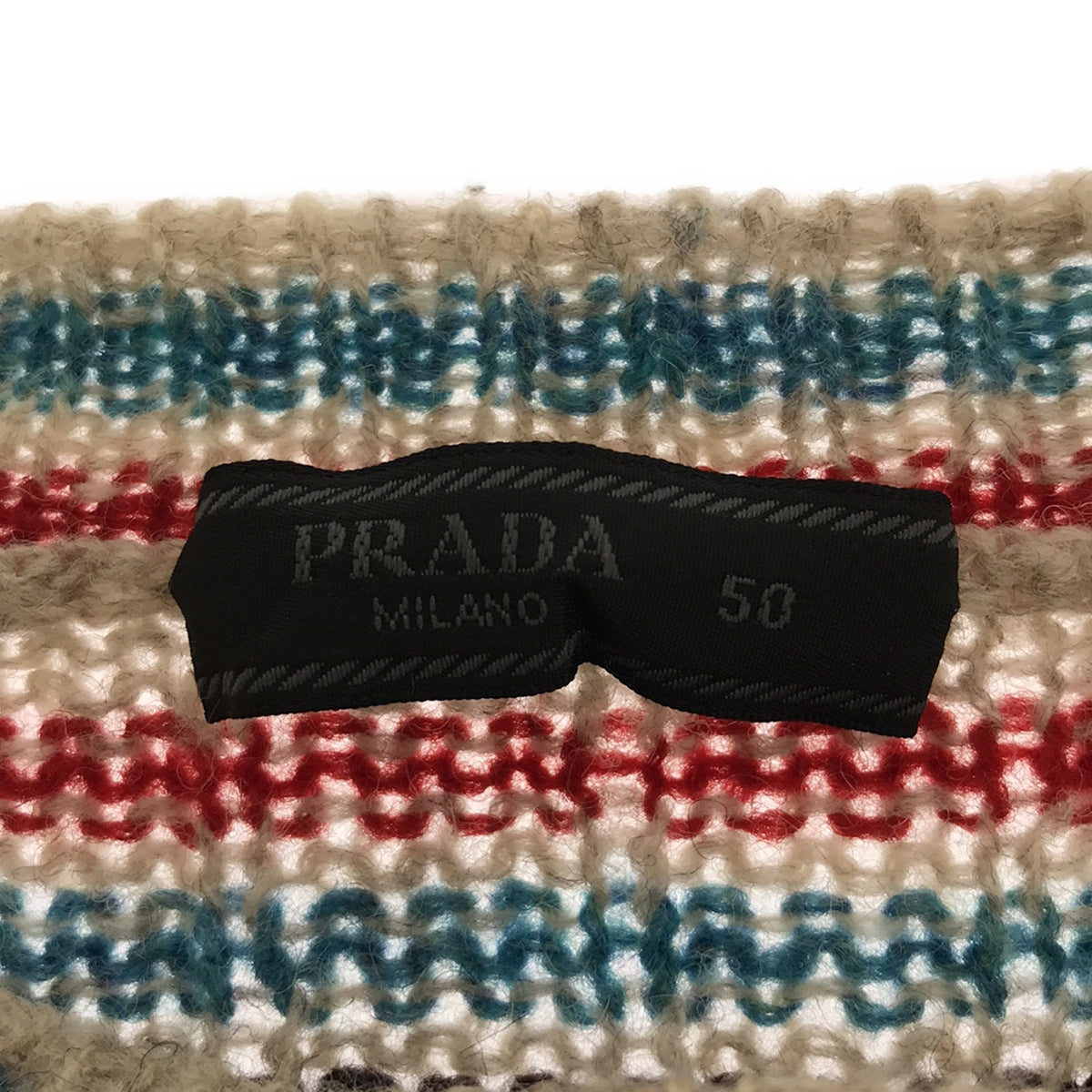 PRADA / プラダ | 2013AW | ボーダー クルーネックニット | 50 | メンズ