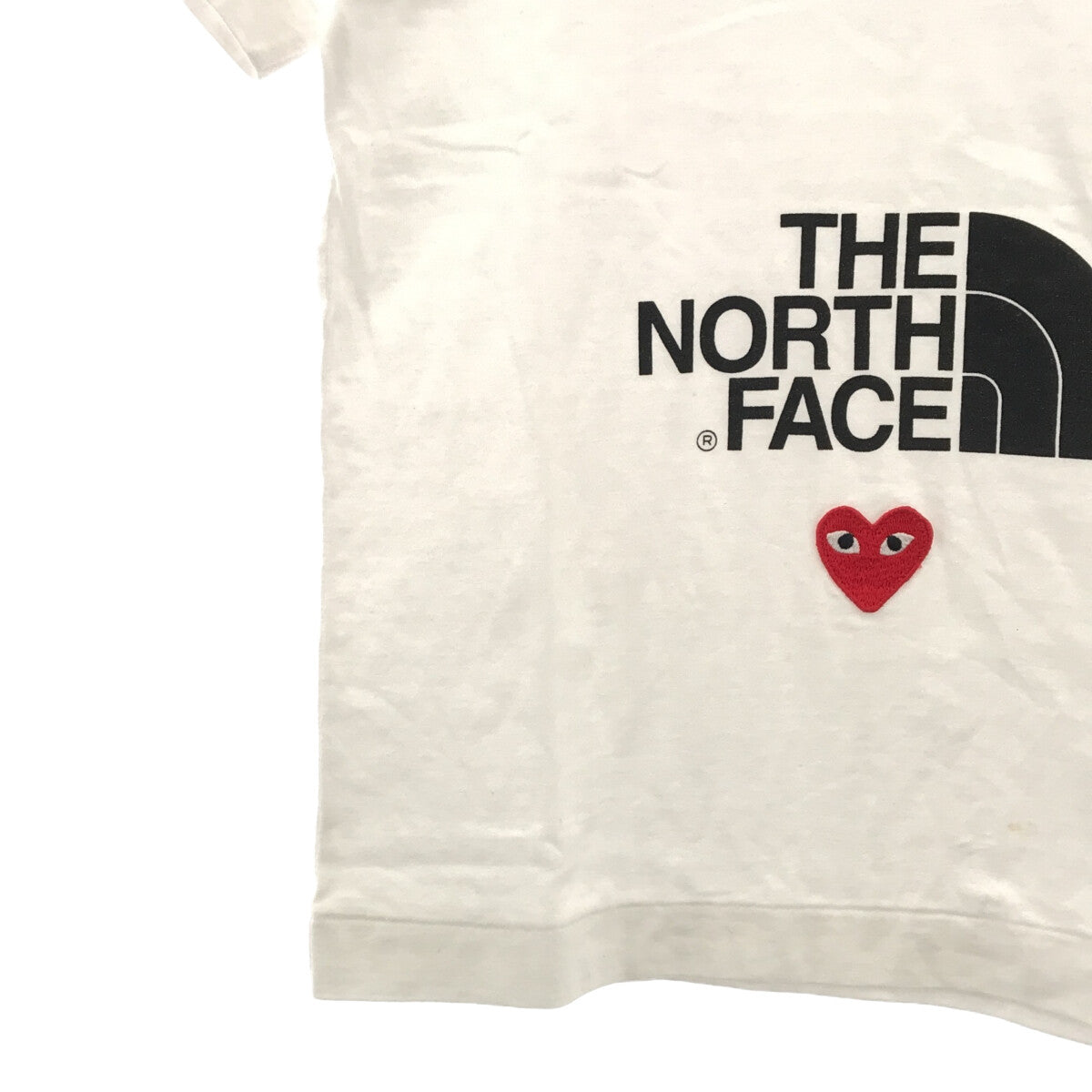 PLAY COMME des GARCONS / プレイコムデギャルソン | 2020SS | × The North Face T-Shirt Tシャツ | S | ホワイト | レディース