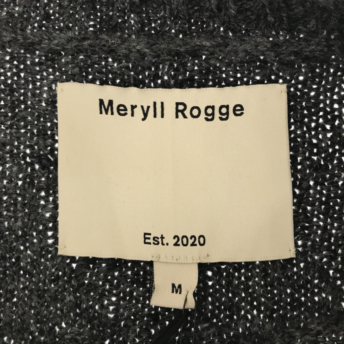 Meryll Rogg / メリルロッゲ | ダメージ加工 オーバーサイズ ニット カーディガン | M |