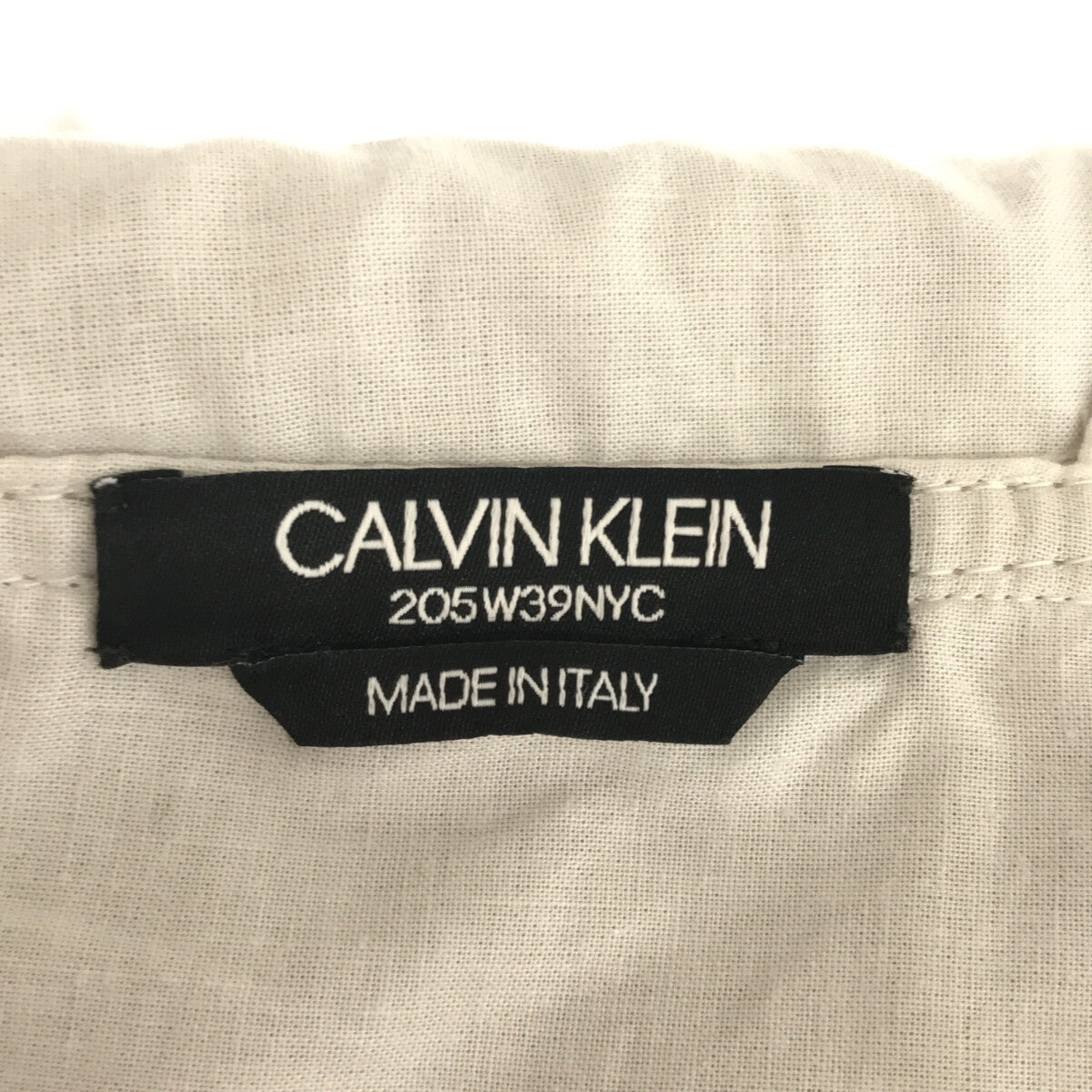 CALVIN KLEIN / カルバンクライン | レースフリンジ装飾 ウール ロング ...