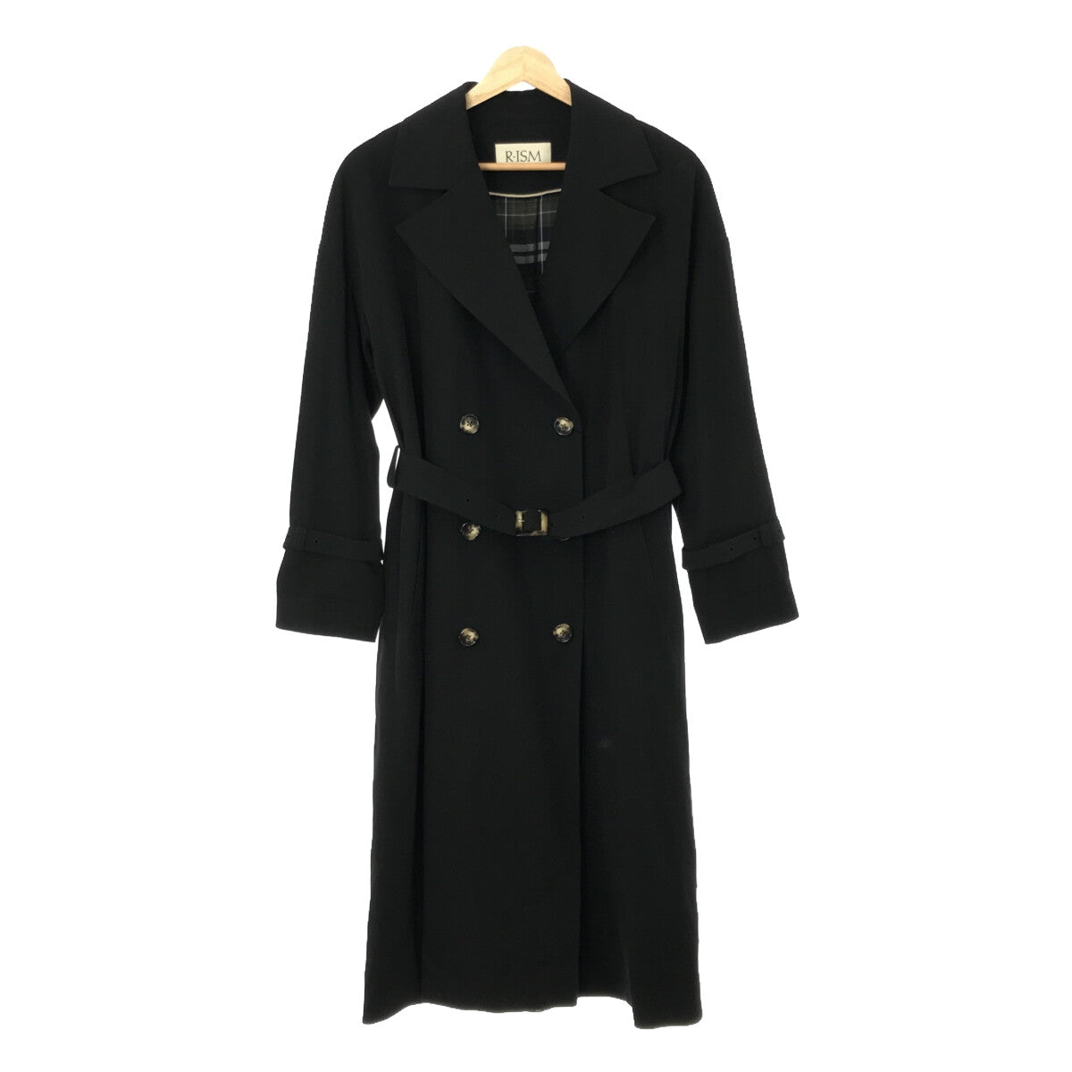 R-ISM / 리듬 | 코튼 트렌치 코트 | 2 | 블랙 | 여성