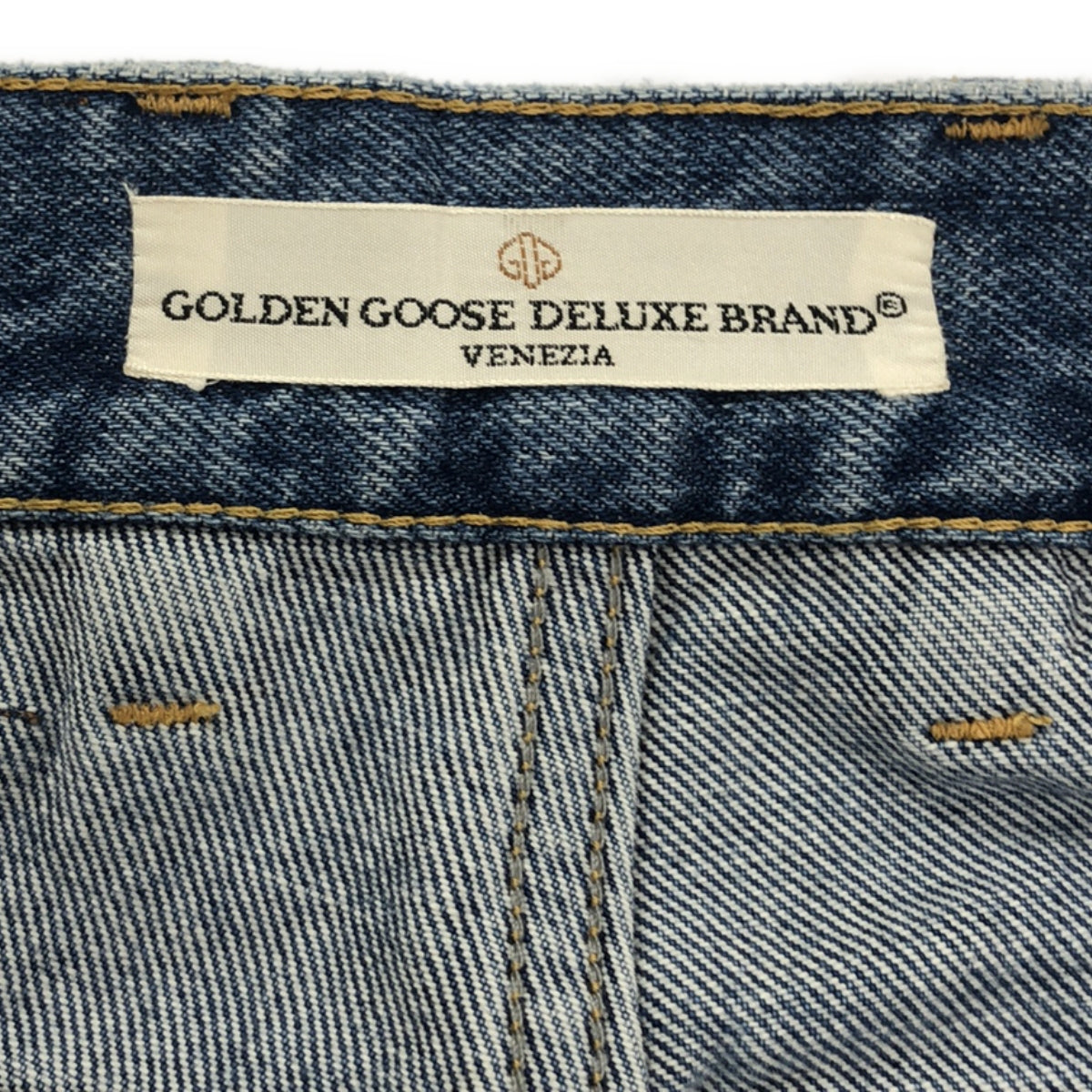 GOLDEN GOOSE / ゴールデングース | ダメージ加工 ワイドデニムパンツ | 24 | レディース