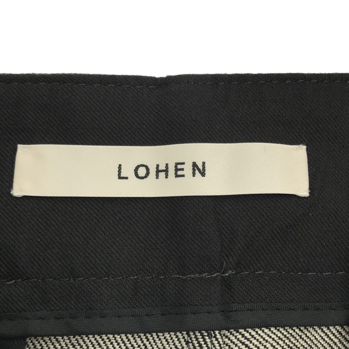 LOHEN / ローヘン | 2022AW | デニムライクフォルムパンツ | 38 | – KLD