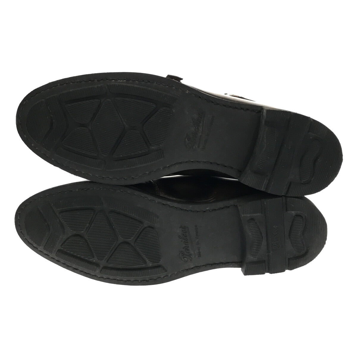 [品相良好] 翡翠綠 |絎縫雙僧侶鞋 | 5 1/2 |布朗 |女性的