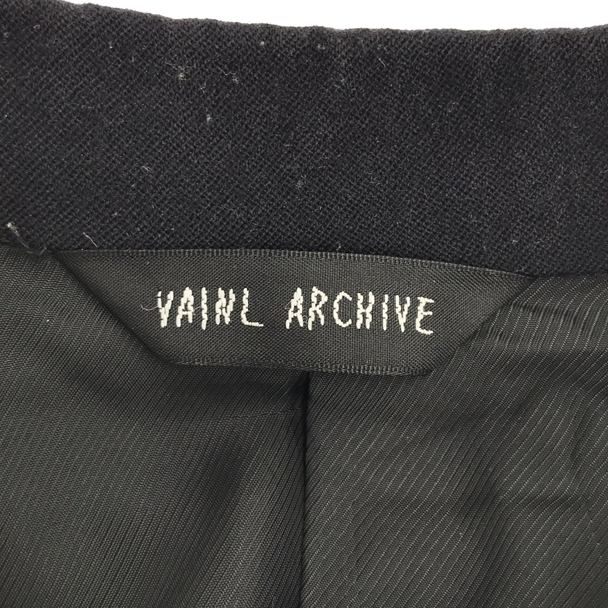Vainl Archive / ヴァイナルアーカイブ | セットアップ NU-JKT / LIVE-PT-F ウール 2B テーラードジャケット  イージースラックス | L | メンズ