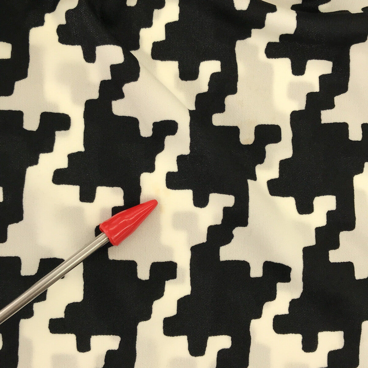 EPOCA THE SHOP / エポカ ザ ショップ | ジオメトリックプリント カシュクール ワンピース | 36 | ホワイト / ブラック | レディース