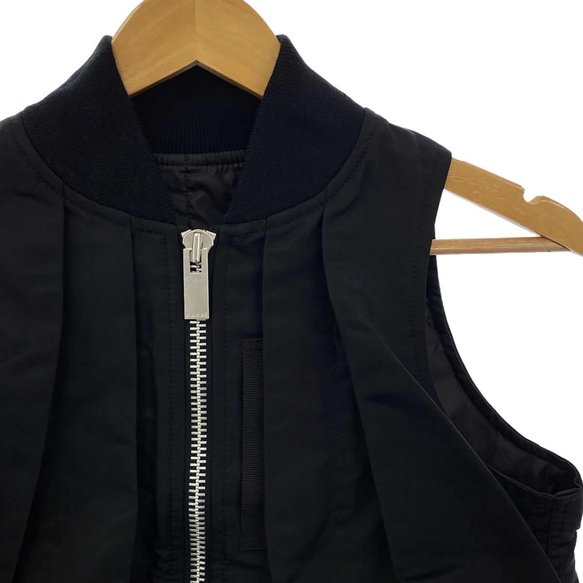 【新品】  sacai / サカイ | 2024SS | Nylon Twill Vest べストジャケット | 1 | ブラック | レディース