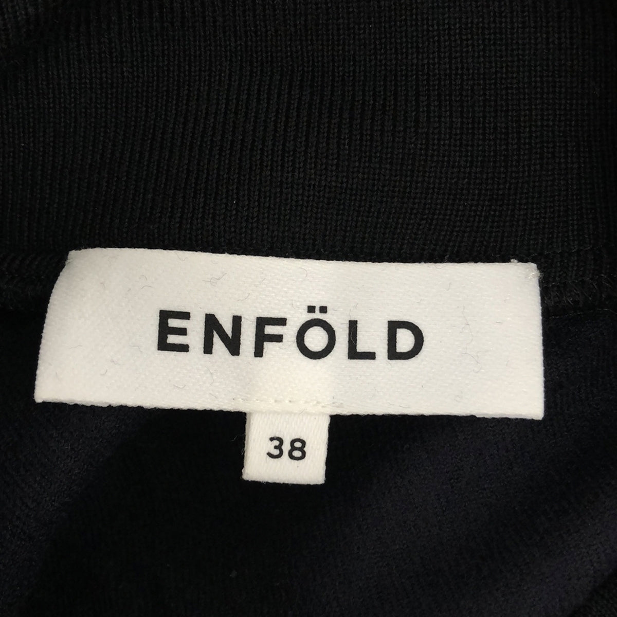 販促品 ENFOLD ストレッチサキソニー RIB N/C PULLOVER 38 | wolrec.org