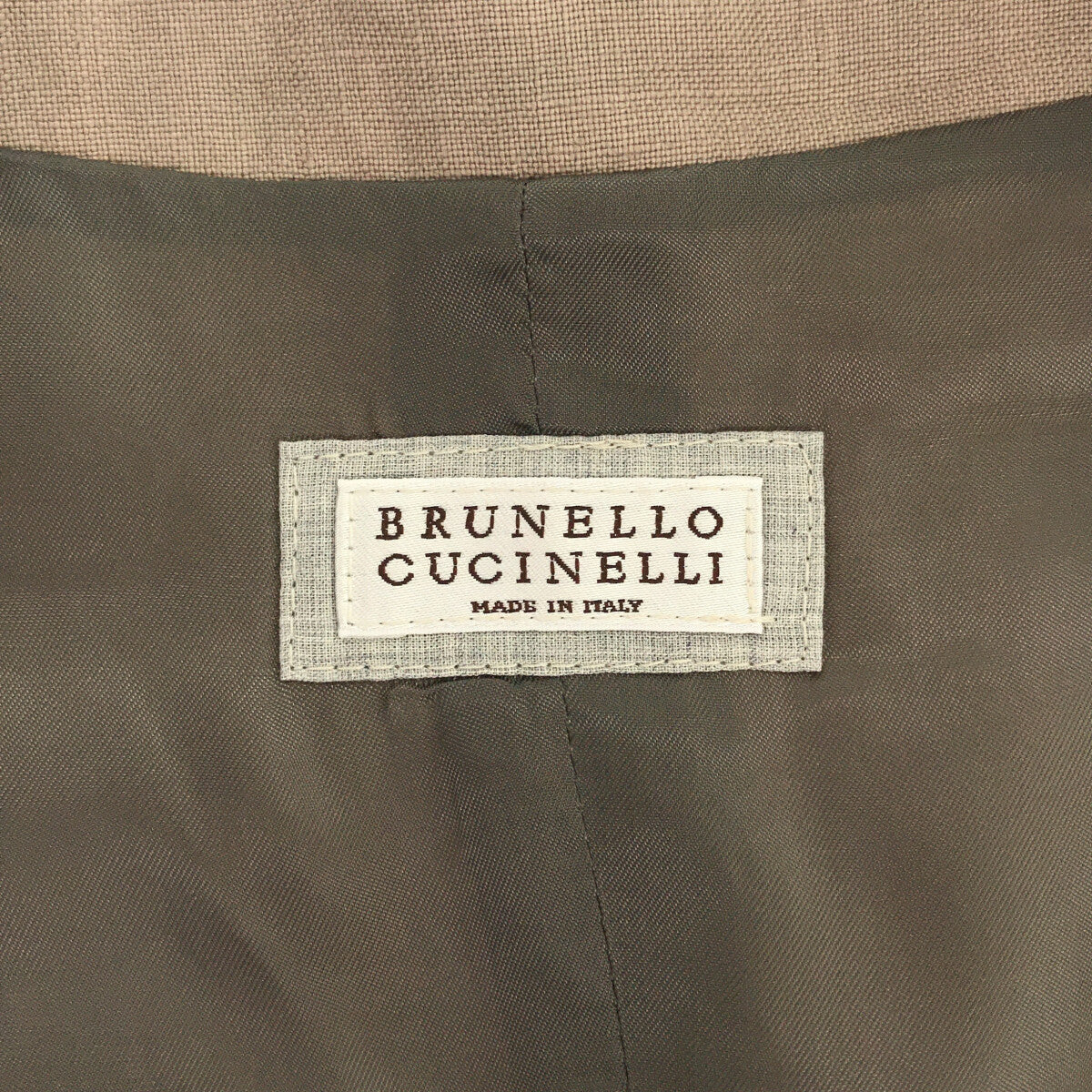 BRUNELLO CUCINELLI / ブルネロクチネリ | リネン ジレ ベスト / 総