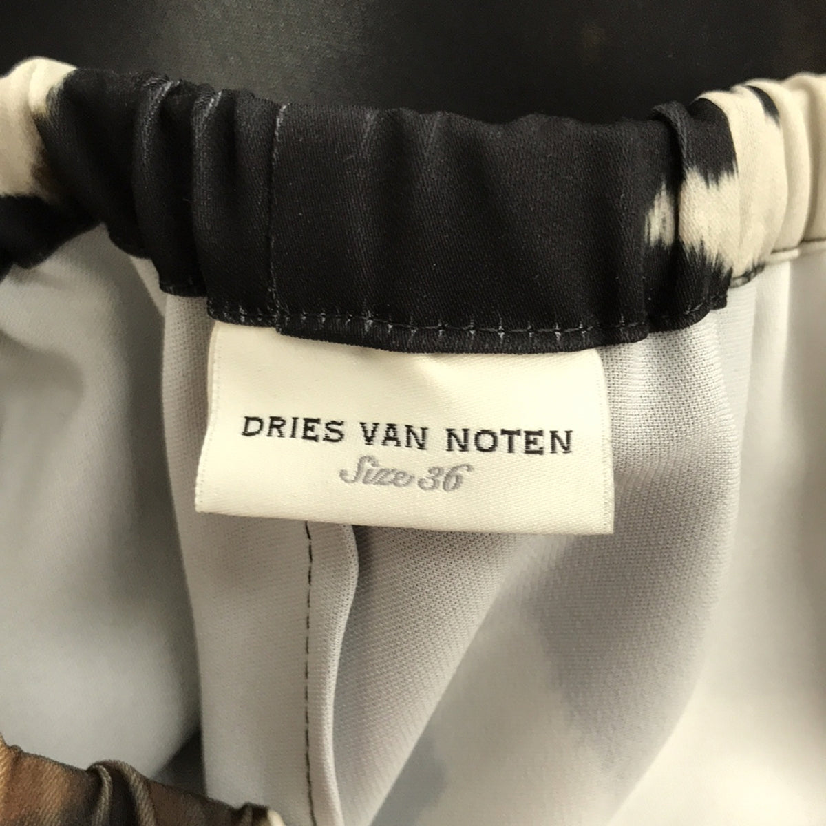 DRIES VAN NOTEN / ドリスヴァンノッテン | カウプリント ワイド イージーパンツ | 36 | レディース