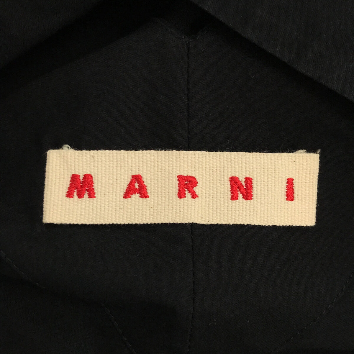 MARNI / マルニ | Vネック ウエストデザインブラウス | 40 | ブラック | レディース