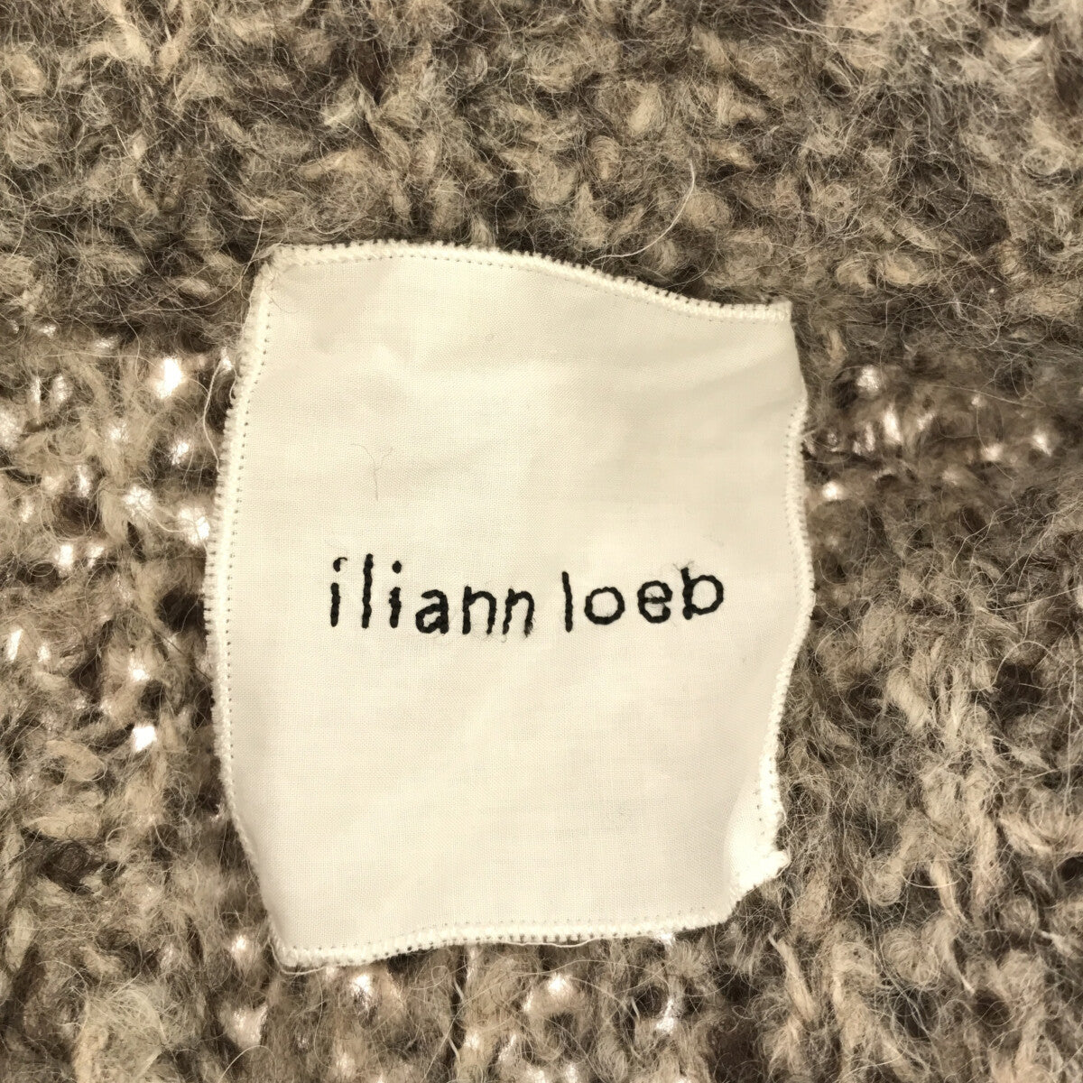 Iliann Loeb / イリアンローブ | レザーエルボーパッチ アルパカ