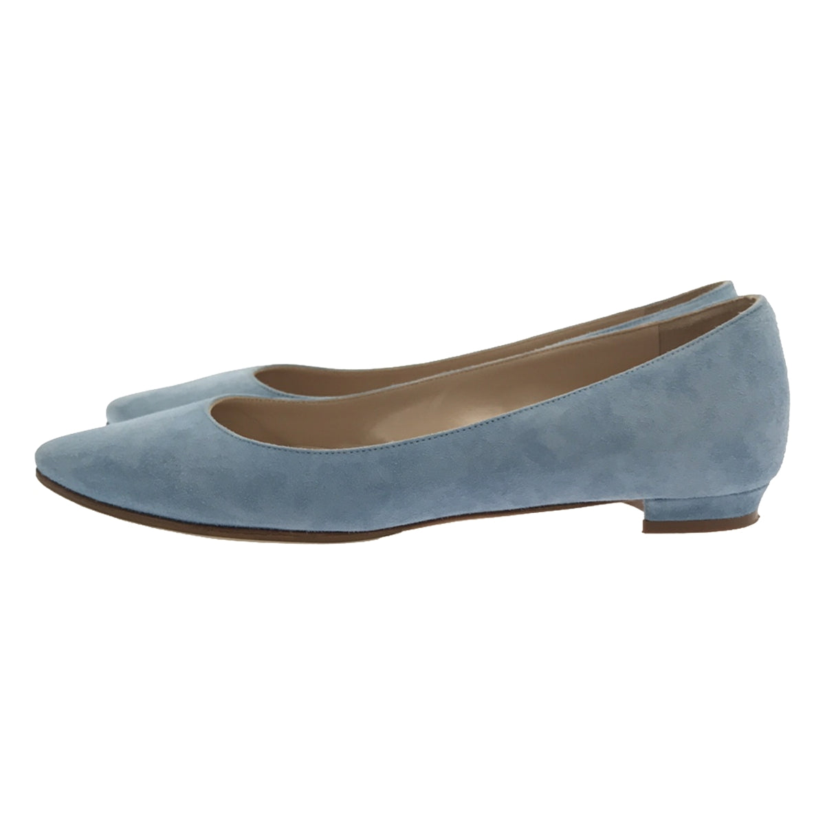 【美品】  MANOLO BLAHNIK / マノロブラニク | フラットパンプス | 35 | ブルー | レディース