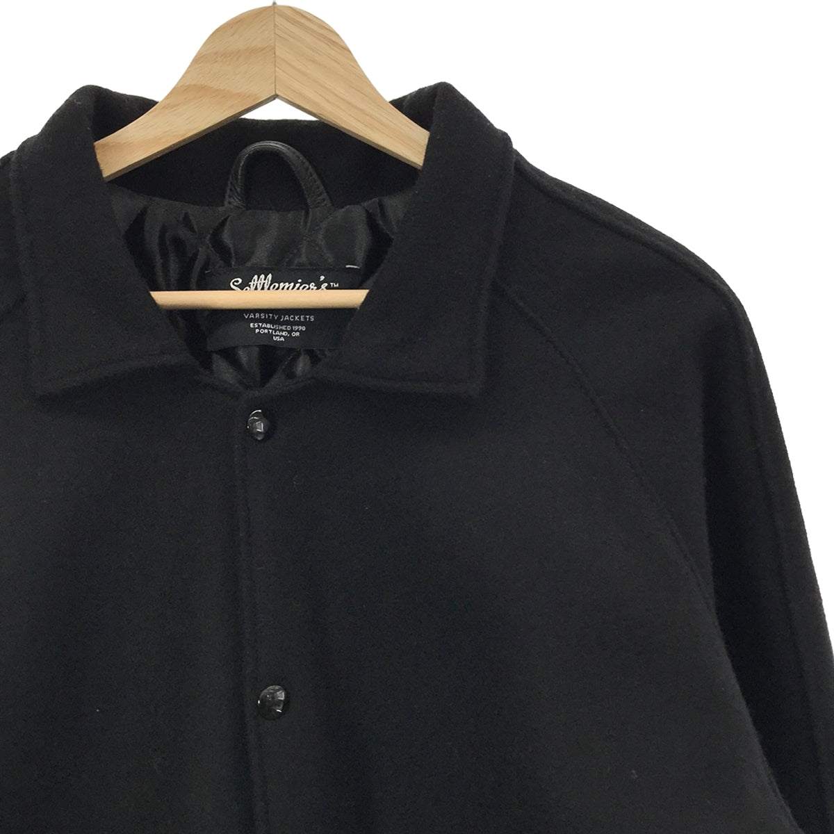 SETTLEMIESETTLEMIER'S COACH JACKET BLACK 40 WOOL - ブルゾン