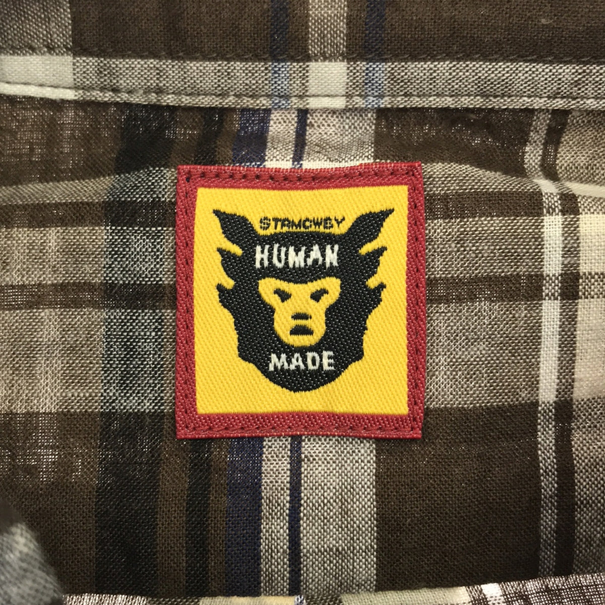 HUMAN MADE / ヒューマンメイド | コットン リネン チェック ボタンダウンシャツ | M | ブラウン系 | メンズ – KLD