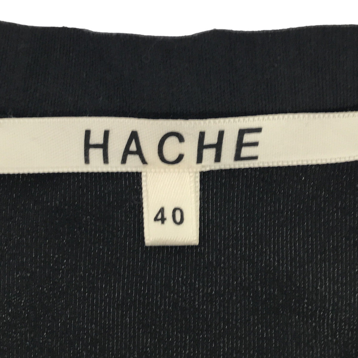 HACHE / アッシュ | ジャガード サイドジップ ノースリーブワンピース | 40 | レディース