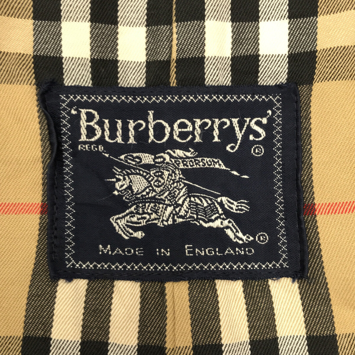 Burberrys / バーバリー | 80s ヴィンテージ 一枚袖 裏地ノバチェック トレンチコート | 34 |