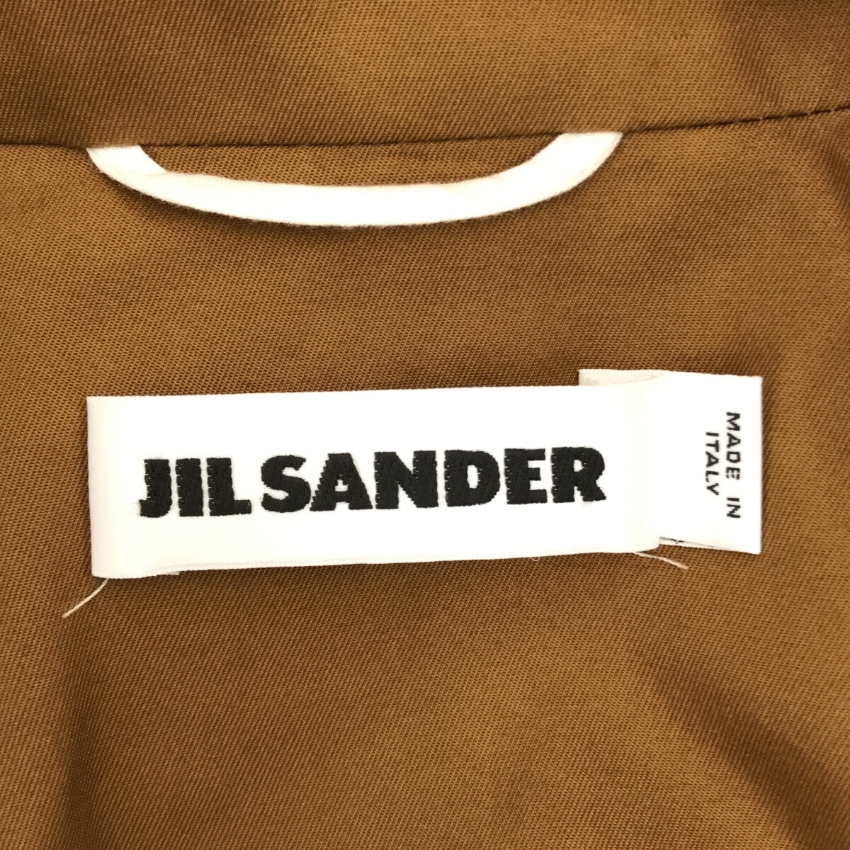 JIL SANDER / ジルサンダー | アシンメトリー サイドプリーツ トレンチコート | 36 | ブラウン | レディース