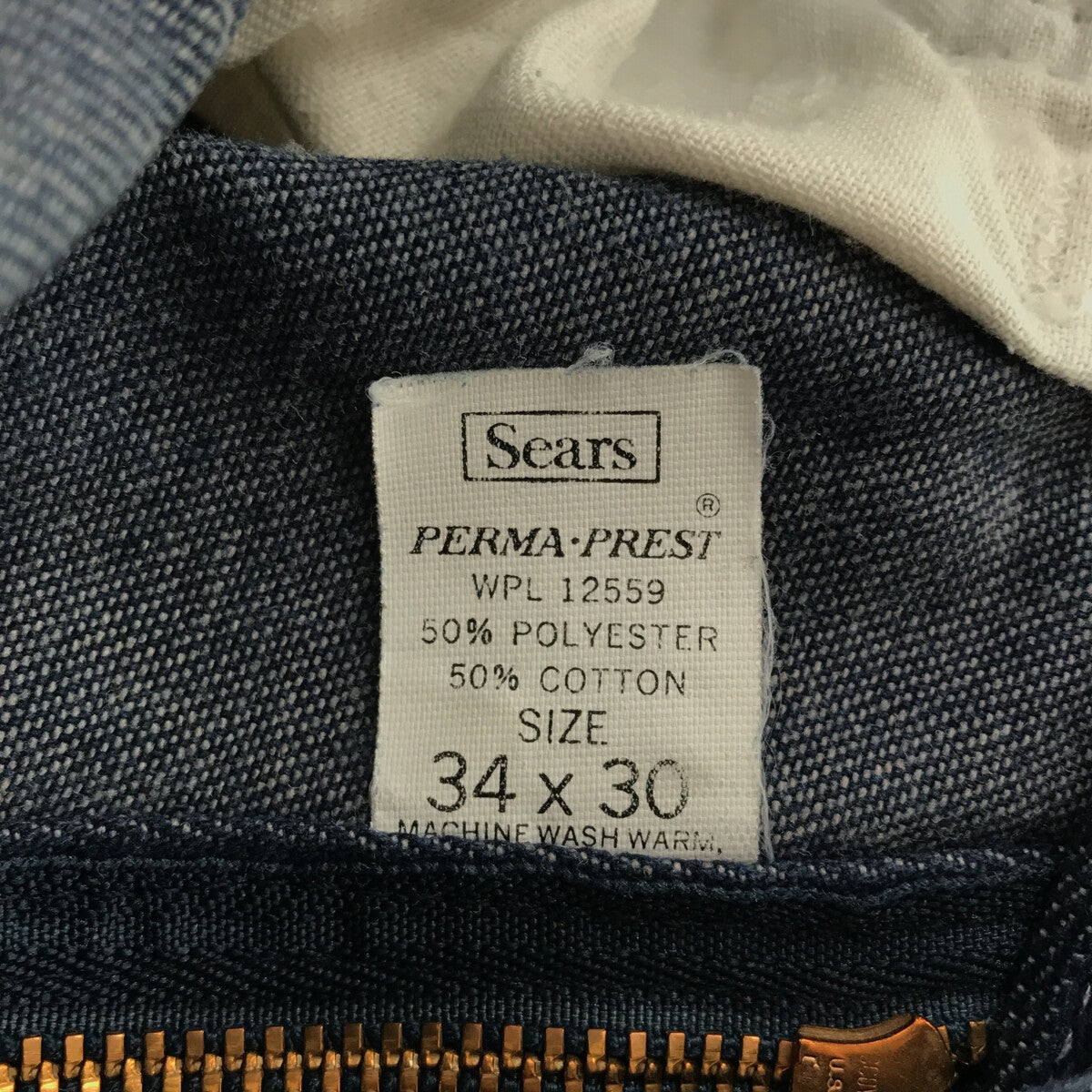 VINTAGE / ヴィンテージ古着 | 70s～ Sears PERMA-PREST ペインター デニムパンツ | 34×30 | インディゴ |  メンズ