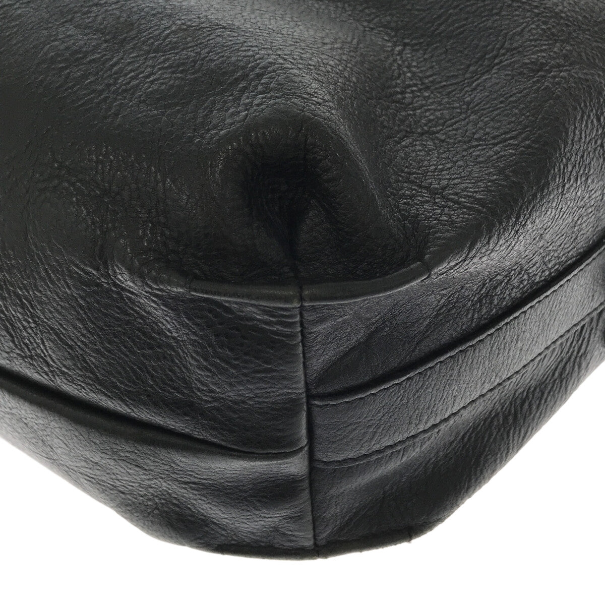 IL BISONTE / 일비존테 | 가죽 원스트랩 숄더백 | 블랙 | 여성