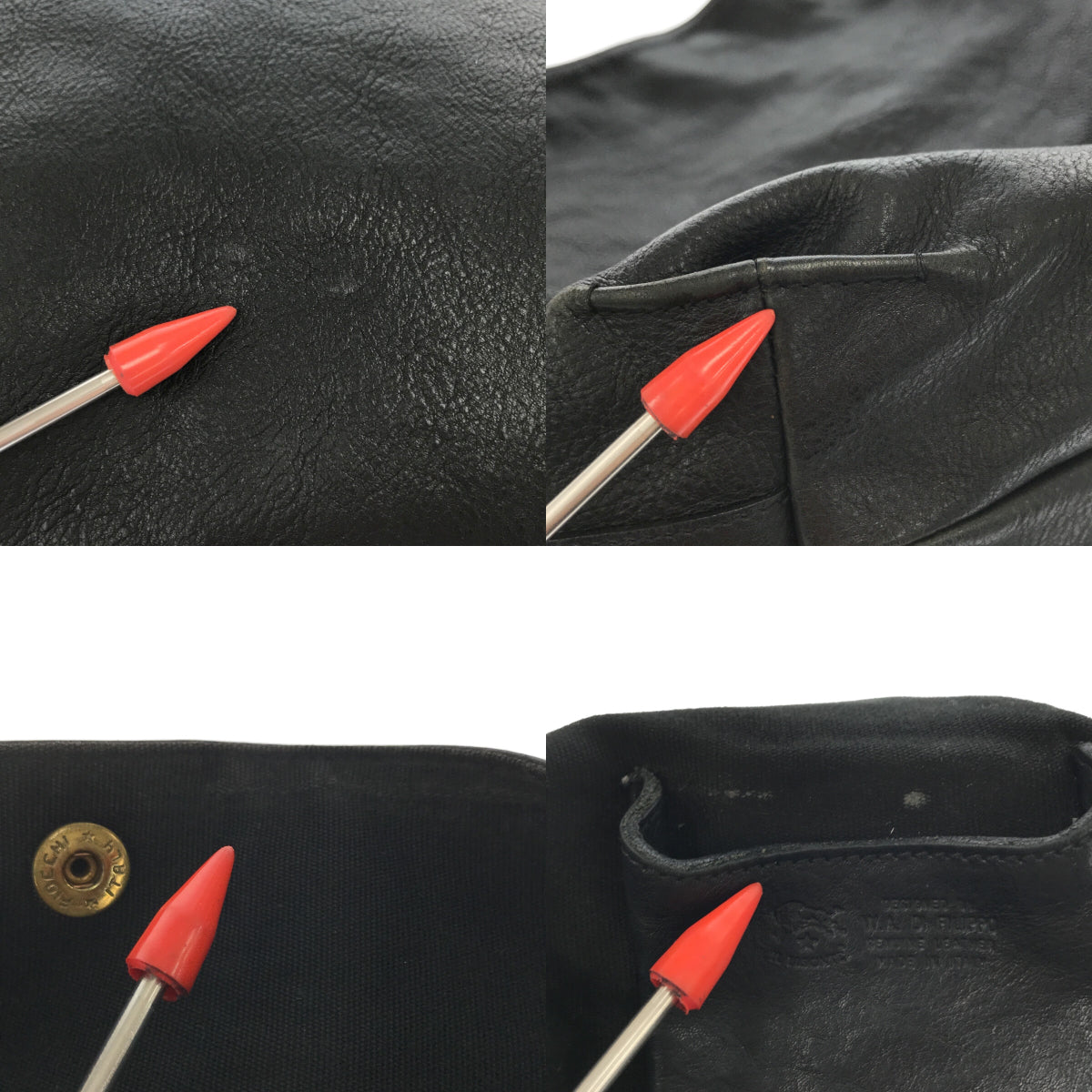 IL BISONTE / 일비존테 | 가죽 원스트랩 숄더백 | 블랙 | 여성