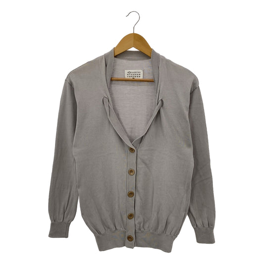 Maison Martin Margiela / メゾンマルタンマルジェラ | 2014SS | ニット Vネックカーディガン | S | グレー | レディース