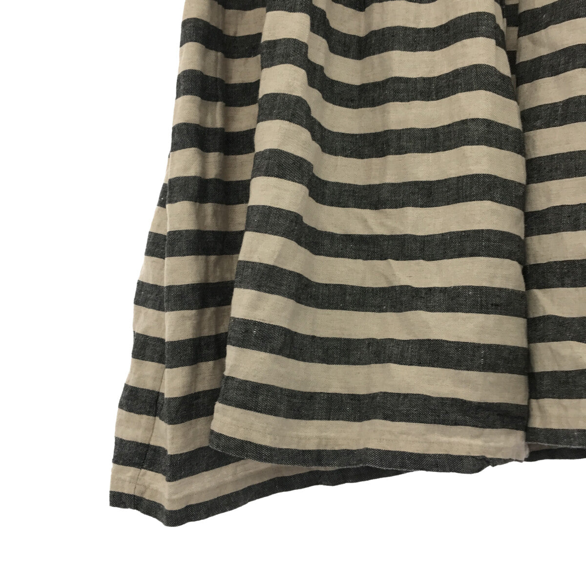 Le Vestiaire de Jeanne / 르 베스티에르 드 장느 | 린넨 테두리 전환 원피스 |